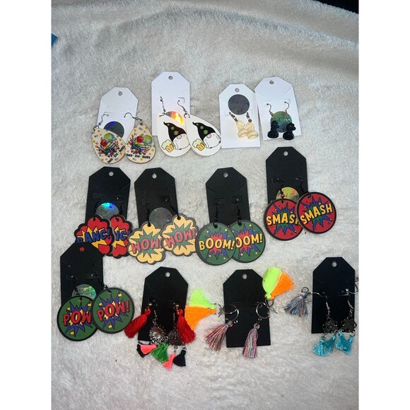 Lot of 15 new earrings - Picture 1 of 5